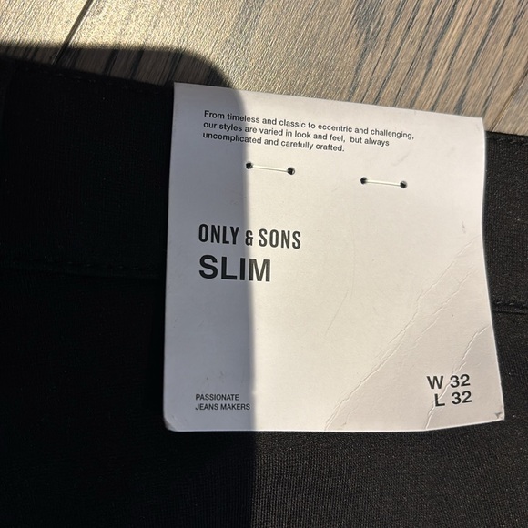 ONLY & SONS Black Mark Slim Dress Pants for Men Sz 32/32 - Picture 12 of 17